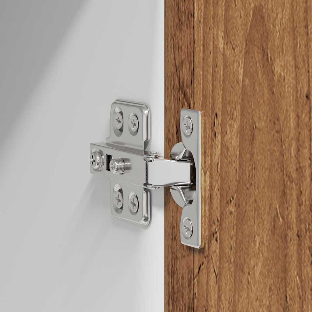 Hanging Cabinet Riga Old Wood and White 50 x 31 x 40 cm